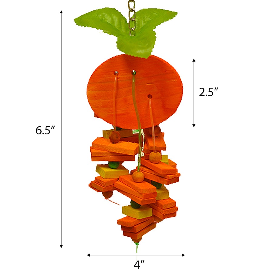 pop pin orange bird