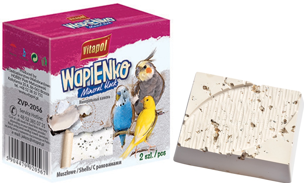 ZVP2756 Infused Mineral Block with SEA SHELLS 190g