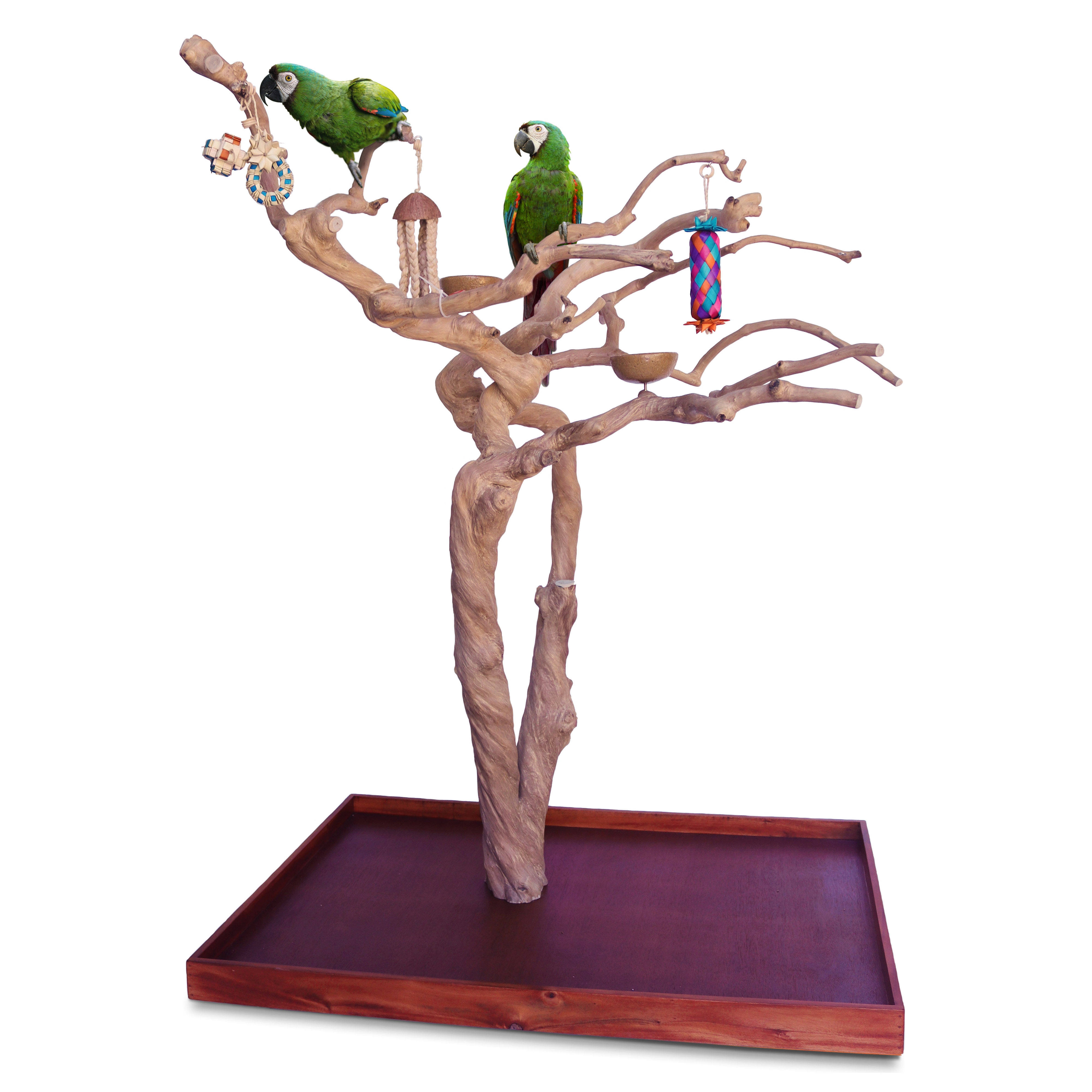 Special Large Java Wood Tree, Toys & Extras - 48"x28"x68"