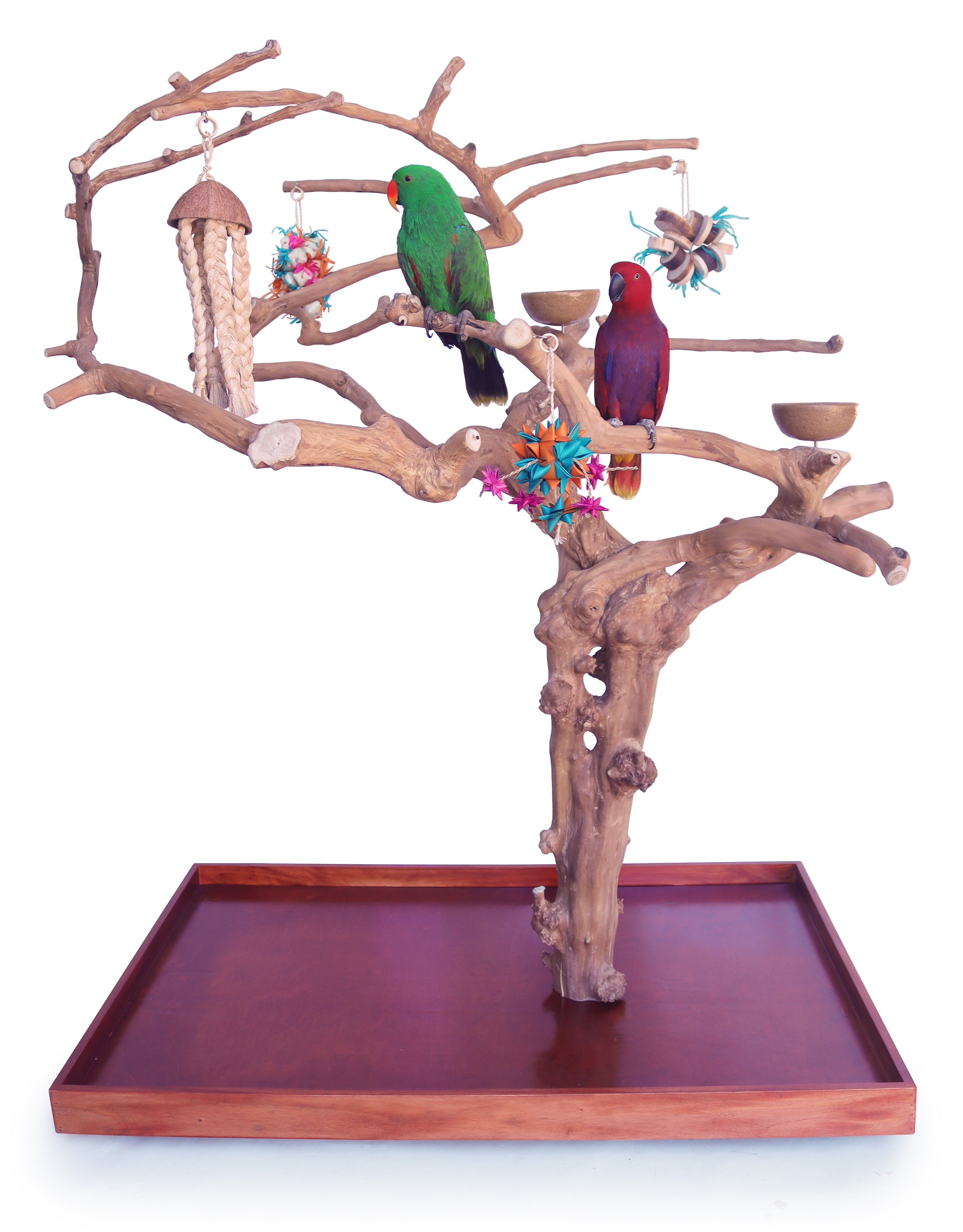Special Large Java Wood Tree, Toys & Extras - 48"x32"x62" image.