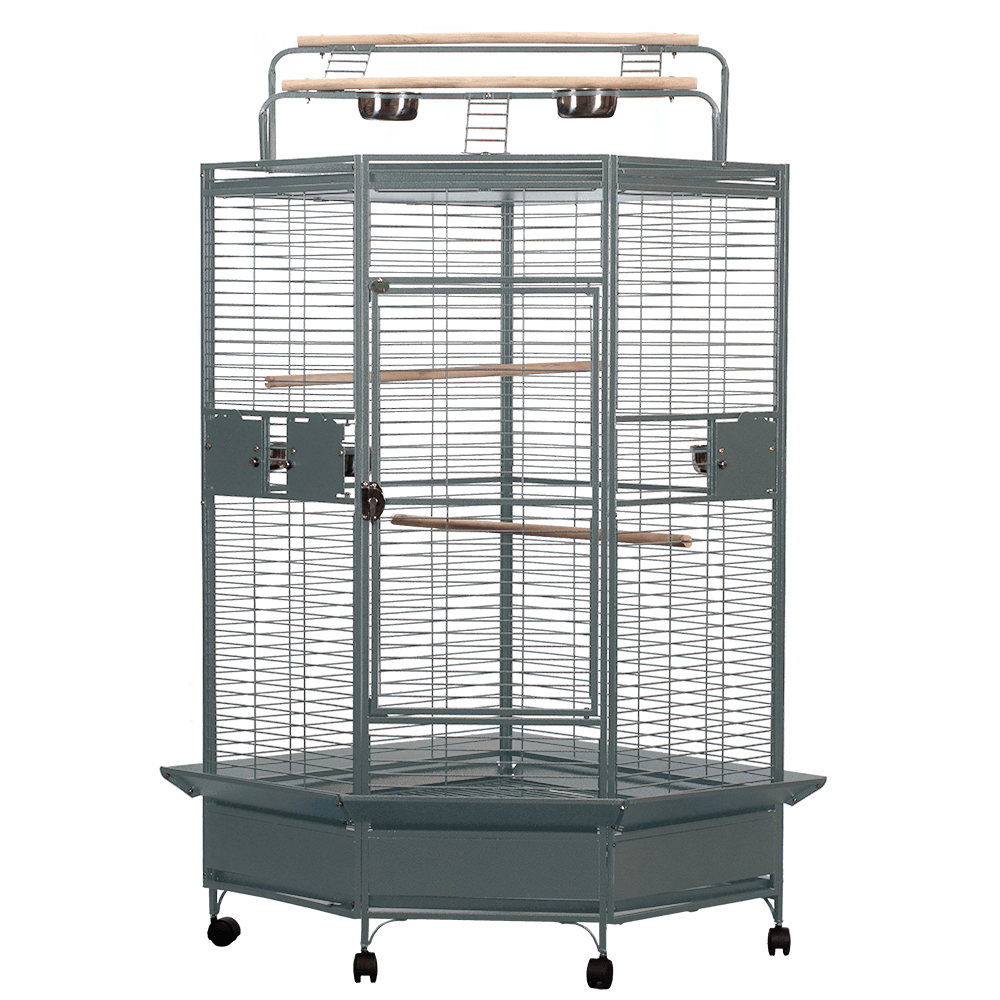 CC3232 Platinum - 33''x33''x72'' Large Corner Cage