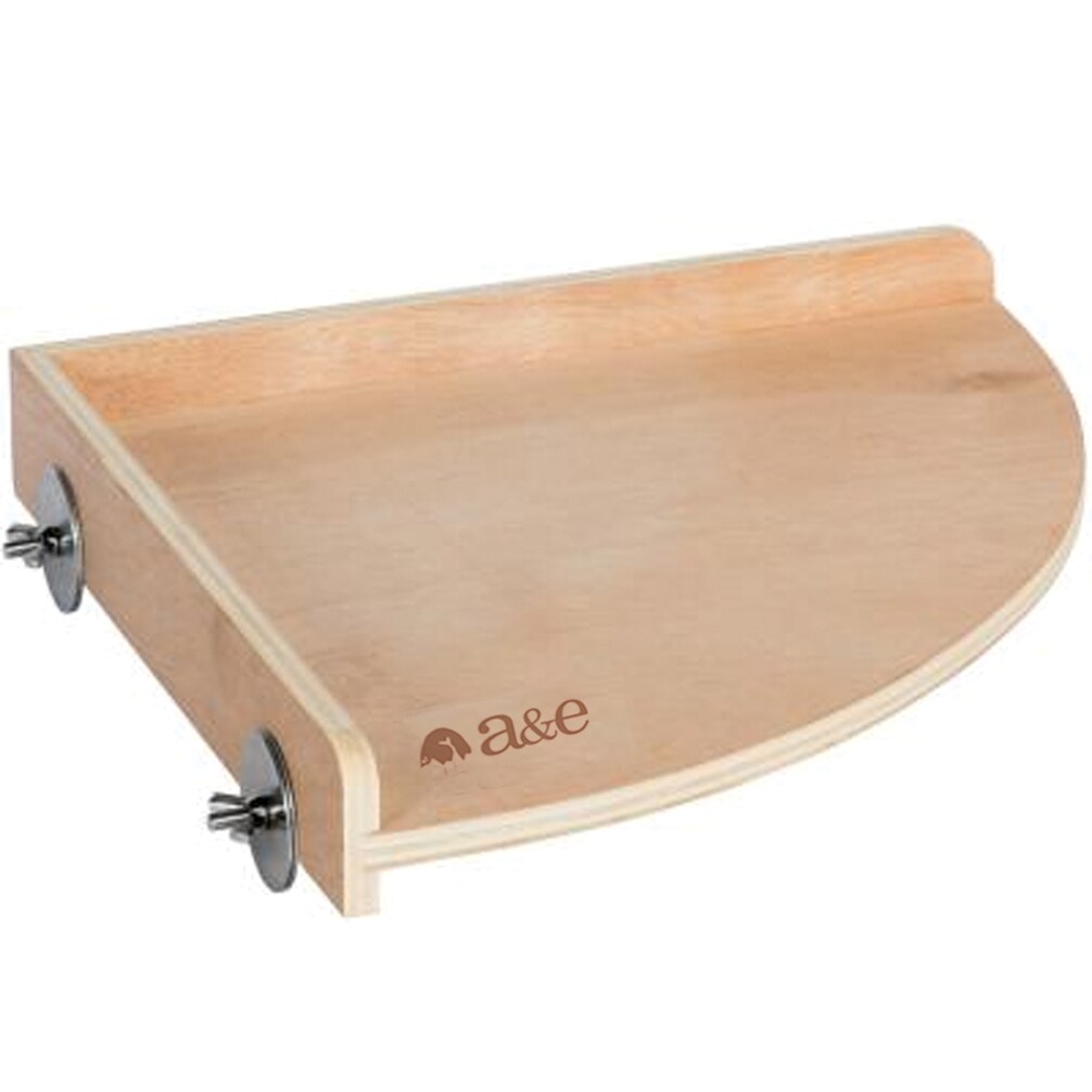 Large shop corner shelf